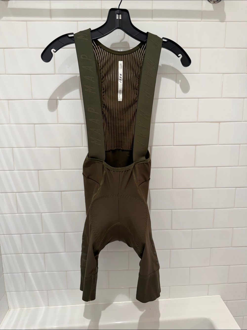 MAAP Olive Green Bike Bib Shorts